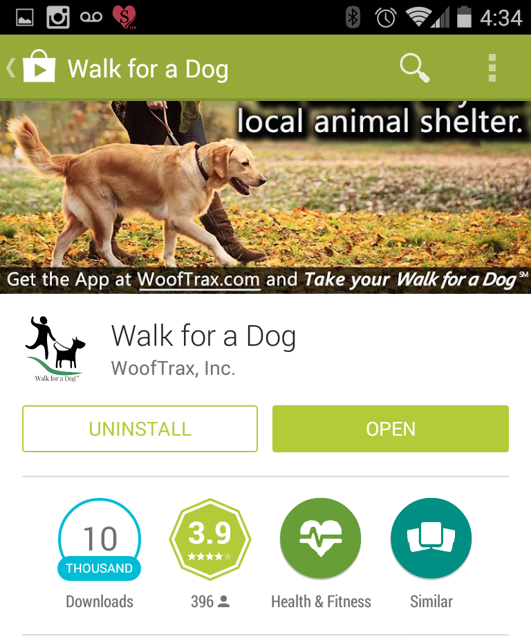 Donate to Your Favorite Shelter Just by Walking Your Dog w/ phone app! www.lolathpitty.com