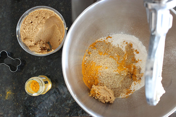 Turmeric Dog Treat Recipe via Lolathepitty.com